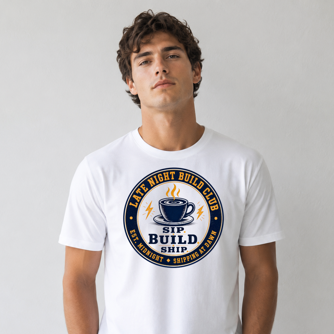 Sip. Build. Ship. Tee
